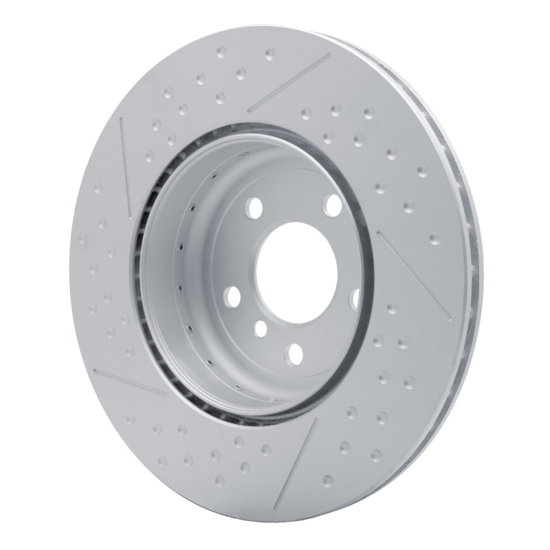 BMW 430I xDrive Brake Rotor (1) - Rear - R1 Concepts - Carbon Alloy GeoMET Dimpled & Slotted - `13-`21